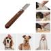 Vastseea Professional Dog Trimmer - Ergonomic Wooden Handle for Animal Care - Ideal for Right-Handed Grooming - Perfect for Most Dogs - Buy Online on SooperMarket.com