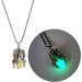 Oralgo Halenkette Dragonkette - Luminous Pearl Pendant Necklace with Natural Stones & Titanium Steel Charm Accessories - Buy Online on SooperMarket.com