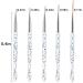 WACURRENTHYD 5Pcs Nail Art Liner Brushes Set - Thin Nail Gel Polish Painting Brushes for Precise Nail Art Designs (7/9/11/15/18mm) - Buy Online on SooperMarket.com