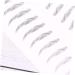 Baluue 2 Pairs Artificial Eyebrow Patch Dual-ended Eyebrow Pencil Simulation Eyebrow Clear Brow Gel Tear - Buy Online on SooperMarket.com