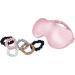 Belle De Nuit Silk Sleep Mask & Chouchou Silk Hair Scrunchies Gift Set - 100% Mulberry Silk - Toffee - Buy Online on SooperMarket.com