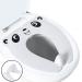 RafaLife Bath Toys - Upgrade Splash Guard - Stable Portable Toilet Training Seat for Toddlers, Boys & Girls. Folding Travel Potty Seat. Extra Stable, Powerful and Safe, with Handy Carry Bag (White)