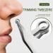 Dajidafu Nose Hair Trimming Tweezers Stainless Steel Nasal Hair Trimmer Grooming Scissor Eyebrow Trimmers Cleaning Tools - Buy Online on SooperMarket.com