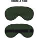 Buy SSIMOO Hunter Green Floral Petals Pattern Sleep Mask - Adjustable Breathable & Fashionable Eye Mask for Comfortable Sleep - International Shipping Available - Buy Online on SooperMarket.com