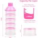 Vicloon Infant Milk Powder Dispenser - Portable 5-Layer Container for Kids - Stackable Snack Storage in Pink - Buy Online on SooperMarket.com