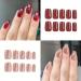 Ruarby Detachable False Nails Full Cover False Nails Medium Short False Nails Cat Eye Press on Nails Stick on Nails for Women JP3092 - Buy Online on SooperMarket.com