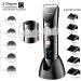 HATTEKER Pro Cordless Mens Hair Clippers Rechargeable Hair Trimmer Electric Beard Trimmer for Men Waterproof Haircut Kit USB Rechargeable - Buy Online on SooperMarket.com