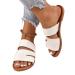 Nupaque slide sandals women dressy - flat summer sandals for women |Summer leisure shoes to slip in with open toes large size for going out swimming and shopping white 39 EU