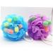 NOLITOY Colorful Bath Balls 4pcs - Super Soft Shower Sponge for Adults & Kids | Bath Flower Shower Wipe - Buy Online on SooperMarket.com