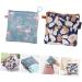 Anneome Menstrual Pad & Tampon Storage Bag Set - Mini Tote Organizer for Napkins, Lipsticks & Cosmetics - Buy Online on SooperMarket.com