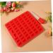 MAGICLULU 2pcs 53 Silicone Gummy Mold Animal Cake Molds Fondant Mold Silicone Candy Molds Gummy Moulds Tool Trays Silicone Molds for Candy Resin Molds Cookie Mould for Cakes 3D Gummies Fudge 16.5*15.5*1.2cmx2pcs Redx2pcs - Buy Online on SooperMarket.com