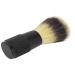 Jauarta Foaming Beard Brush - Black Alloy Handle Soft Synthetic Bristles for Men | International Shipping Available - Buy Online on SooperMarket.com