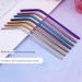 Knadgbft 7Pcs 300mm Stainless Steel Straws Metal Colors Fits 40 Oz Reusable Ecofriendly Plus Cleaning Brush - Buy Online on SooperMarket.com