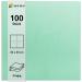 HEKU 100 Single-Colored Napkins - 3-Layer Mint Green 33x33cm | Highly Absorbent & Stylish for Events | Practical 5-Pack - International Shipping Available - Buy Online on SooperMarket.com