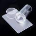 WOSO One Piece Clear Silicone Jelly Stamper With Scraper Clear Nail Art Jelly Stamper Nail Art Stamping Stamper for Manicure Tools - Buy Online on SooperMarket.com