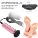 Adjustable Speed Electric Foot Callus Remover with 60 Replacement Sandpaper Discs | Powerful Pedicure Electronic Foot File for Dead Dry Hard Skin Calluses | Pink - Buy Online on SooperMarket.com