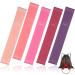 Wllhyf Resistance Tapes - 5 Levels of Elastic Exercise Bands for Muscle Building Yoga Home Fitness Pilates Strength Training & Physiotherapy for Men & Women - Buy Online on SooperMarket.com
