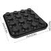 Portable AntiDrop Billiard Ball Holder Tray - 16 Holes for Snooker Pool Halls (Black) - Buy Online on SooperMarket.com