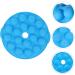 MAGICLULU 2 Pcs 18 Lollipop Mold Cake Trays Silicone Candy Molds 18-Hole Silicone Lollipop Cake Mold Silicone Mould Soap Molds Silicone Molds Cake Maker Baking Supplies Silica Gel Round Bluex2pcs 25X25X4cmx2pcs - Buy Online on SooperMarket.com