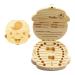 Jagowa Baby Teeth Save Box Wooden Teeth Box Organizer for Memory Collection Teeth Storage Container for Storing Baby Kids Teeth(Girl Boy)