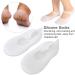 TYCIONG 1 Pair Silicone Socks Foot Protector Anti Tear Protection Foot Care Tool Prevention Socks (M) White M - Buy Online on SooperMarket.com