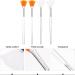STAHAD 4pcs Mask Brush Powder Applicator Gel Mask Flat Heads Fan for Facials Cosmetic Cream - Buy Online on SooperMarket.com