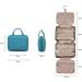 BAGSMART Large Hanging Toiletry Bag | Womens Cosmetic Travel Wash Bag | Lake Blue | Full-Sized Container | - Buy Online on SooperMarket.com