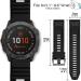 YOOSIDE Quick Easy Fit Watch Band for Garmin Fenix 6X Pro/Sapphire 26mm Soft Non-allergenic Silicone Sport Waterproof Wristband Strap for Garmin Fenix 5X/5X Plus Fenix 3 Quatix 3 Tactix Bravo(Black) - Buy Online on SooperMarket.com
