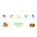 Jelly Belly Sours Jelly Beans - Assorted Sour Fruit Flavors - 9.8oz Stand-Up Pouch - Buy Online on SooperMarket.com