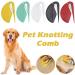 Pet Knotting Comb 2024 New De Knotting Comb for Dog and Cat Pet Dog Shedding Brush Puppy Kitten Brush Hair Removal Tool Knotting Comb Pet Grooming Tool Tangle Remover Leaf-Black Onesize - Buy Online on SooperMarket.com