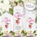 Wall Sticker Loft Baptism Candle - Cute Fawn & Butterflies | Personalized 25x7 cm Candle for Baptism Birth or Communion - Perfect Gift for Girls - Buy Online on SooperMarket.com