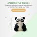 SugarArt Edible Panda Cake Topper - Handmade Animal Cake Decorations - Perfect on Fondant Butter Cream & Icing Sugar Cakes - Made of Sugar - Contains Food Colors (1 Pc Panda) - Buy Online on SooperMarket.com