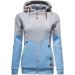 MLAGJSS Zip Hoodie | Colorblock | Slim Fit Casual Sweatshirt | Women's Sweater - Size A Medium - Buy Online on SooperMarket.com