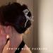 2Pcs Metallic Rose Hair Claw Clips - Medium Size Elegant Floral Barrettes for Women with Thick or Thin Hair - Strong Hold and Stylish Hair Accessory - Buy Online on SooperMarket.com