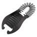 Xiton Flexible Plastic Hair Comb & Banana Clip - Stylish Ponytail Tool for Women & Girls - Perfect for DIY Hairstyles (Black) - Buy Online on SooperMarket.com