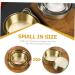 Alipis Amphora Snack Plate Tomato Stainless Steel Round re-usable 13.7x12.2CM Gold - Buy Online on SooperMarket.com
