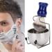 3PC Beard Shaving Set - Men's Razor Brush Bowl & Stainless Steel Stand | Soft Bristles & Durable Design - Buy Online on SooperMarket.com
