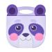 OOLY, Carry Along Sketchbook, Kids Animal Themed Art Book, 60 Blank Perforated Sheets, 9" x 7" - Panda