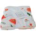 Luxury Bamboo/Cotton Large Muslin Blanket for Babies | Red Poppy Design | Soft & Comfortable Swaddle Blanket | 120cm x 120cm - Buy Online on SooperMarket.com
