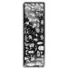 Sanwood nail stamps human facial pattern nail art stamp template manicure tool set manicure art stainless steel pressure plate for girls and women 2