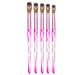 Saviland 5 PCS Kolinsky Acrylic Nail Brush Set - Professional Acrylic Brush for Acrylic Nails Pink Nail Brush for Acrylic Powder & Acrylic Liquid Acrylic Nail Extension & Carving (Size 4/8/10/14/16) 04-5 pcs-size 4/8/10/14/16