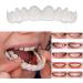 LAMILL 2PCS Fake Teeth - Instantly Cover Imperfect Teeth - Restores and Enhances Smile - One Size Fits All - Buy Online on SooperMarket.com