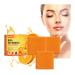 TMEEIHNSS 3PCS Elements Vitamin C Soap  Elements Vitamin C Soap  Orange Vitamin C Handmade Soap  Vitamin C Soap  Natural Organic Soap for Face & Body (Yellow)