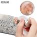 Clear Nail Stamp Heads & Scrapers Set - Soft Silicone DIY Nail Art Kit (Silver) for International Shipping - Buy Online on SooperMarket.com