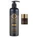 Daeng Gi Meo Ri - New Gold Real Cover Shampoo(Brown Black) + Ki Gold Quick Hair Cover Cushion (Black Brown): Korean Hair Care Combo for Gray Hair Darkening & Instant Scalp Coverage