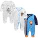 MAMIMAKA Baby Rompers Pajamas Cotton Jumpsuit Set - 3-6 Months (Three Pieces) - Buy Online on SooperMarket.com