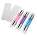 minkissy 3 Sets Double-headed Silicone Stamp Manicure Supplies Nail Stamp Tool Kit Nail Art Stencil Double-end Nail Art Stamper Manicure Tools Double-end Nail Stamper Acrylic Nail Polish 12x4cm As Shown