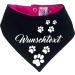 Multicolor Reversible Dog Bandana - Custom Size 1 (Neck 27-30 cm) - Pink & Navy Blue - Buy Online on SooperMarket.com