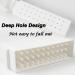 Fiezkaa Nail Drill Bits Holder Stand - 30 Holes Dustproof Case for Acrylic Nail Drill Bits - Salon Organizer and Storage Box - Buy Online on SooperMarket.com