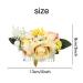 4 Pack Artificial Rose Flower Hair Combs - Wedding & Party Hair Accessories for Women - Buy Online on SooperMarket.com